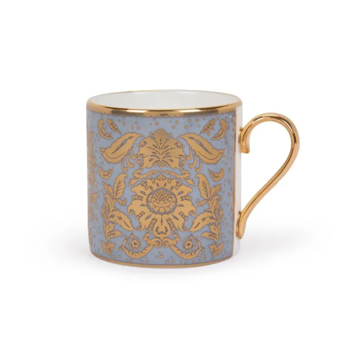 Acanthus Grey Coffee Cup And Saucer*Royal Collection Shop Outlet