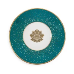 Acanthus Teal Coffee Cup And Saucer*Royal Collection Shop Hot