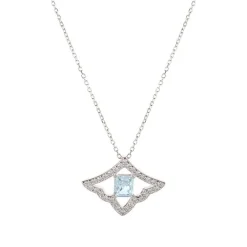 Brazilian Aquamarine Necklace*Royal Collection Shop Sale