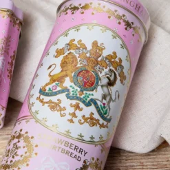 Buckingham Palace Strawberry And Clotted Cream Shortbread Biscuit Tin*Royal Collection Shop Hot