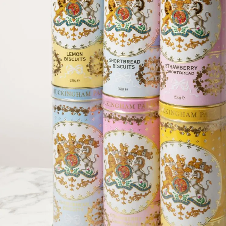 Buckingham Palace Strawberry And Clotted Cream Shortbread Biscuit Tin*Royal Collection Shop Hot