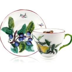 Chelsea Porcelain Coffee Cup & Saucer*Royal Collection Shop Best