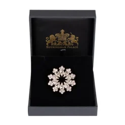 Crystal Decagon Brooch*Royal Collection Shop Best