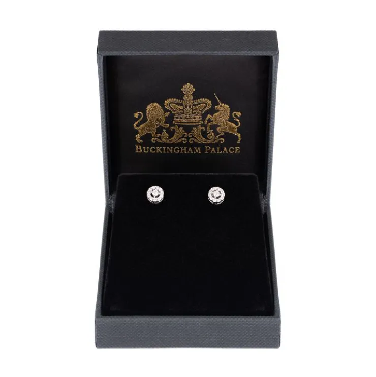 Diamante Stud Earrings*Royal Collection Shop Sale