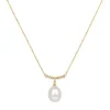 Gold Crescent Pearl Drop Necklace*Royal Collection Shop Sale