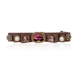 Jewel Encrusted Dark Mauve Hairclip*Royal Collection Shop Online