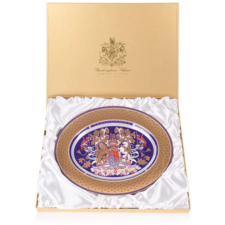 Longest Reigning Monarch Oval Charger*Royal Collection Shop