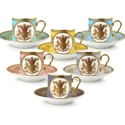 Lustre Pastel Coffee Cup And Saucer Set*Royal Collection Shop Online