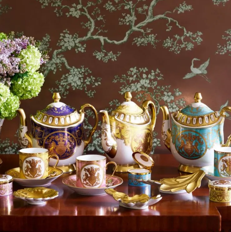 Lustre Pastel Coffee Cup And Saucer Set*Royal Collection Shop Online