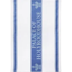 Palace Of Holyroodhouse Blue Waffle Tea Towel*Royal Collection Shop Discount