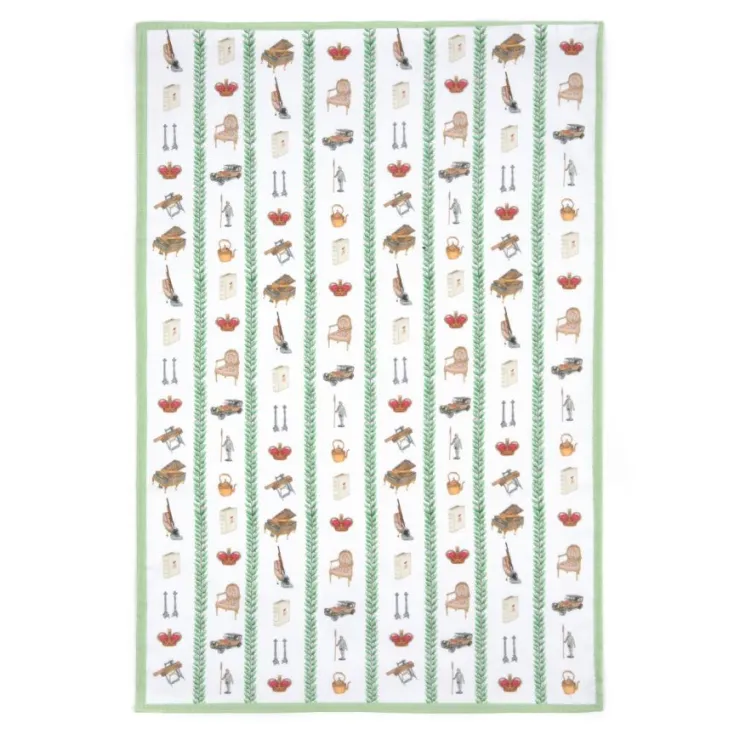 Queen Mary'S Dolls' House Tea Towel*Royal Collection Shop Hot