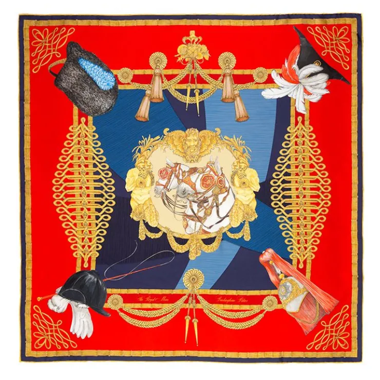 Royal Mews Silk Scarf*Royal Collection Shop