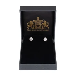 Silver Teardrop Earrings*Royal Collection Shop