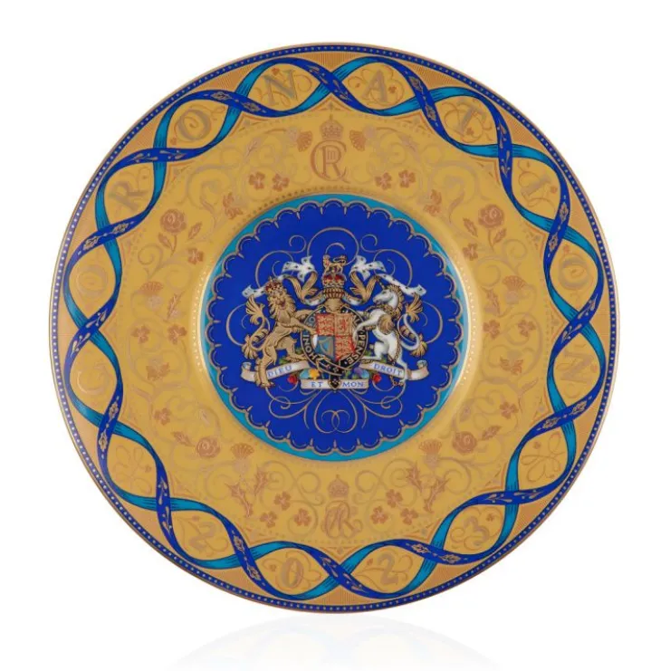 The Coronation Limited Edition Disc Plate*Royal Collection Shop Best