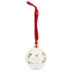 The Palace Of Holyroodhouse Fine Bone China Bauble*Royal Collection Shop Sale
