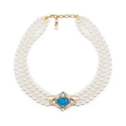 Vicki Sarge Triple Strand Pearl Necklace*Royal Collection Shop Sale